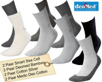 Diabetikersocken-Geschenkset 8 Paar | DeoMed®...