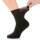 Ultraflex Frottee Venensocken mit extra weitem Bund speziell für geschwollene Beine 38-40 schwarz