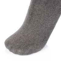 Ultraflex Frottee Venensocken mit extra weitem Bund speziell für geschwollene Beine 41-43 aschgrau-grau