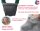 Ultraflex Frottee Venensocken mit extra weitem Bund speziell für geschwollene Beine 41-43 aschgrau-grau