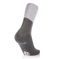 Ultraflex Frottee Venensocken mit extra weitem Bund speziell für geschwollene Beine44-46 aschgrau-grau