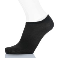 Sneaker Socken MINI BAMBOO Bambus non slip schwarz 43-46