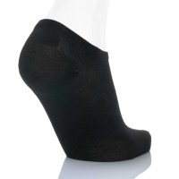 Sneaker Socken MINI BAMBOO Bambus non slip schwarz 43-46