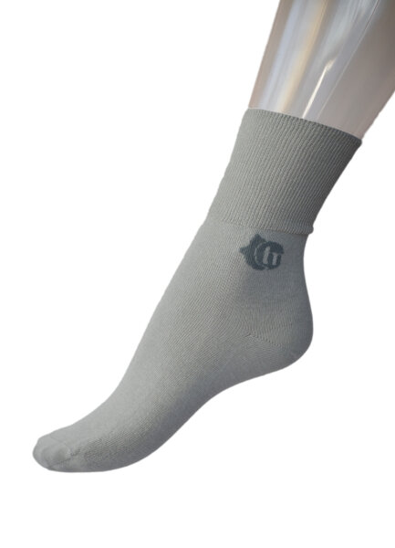 Ultraflex Cotton  extrem weite dünne Baumwollsocken 35-38 hellgrau