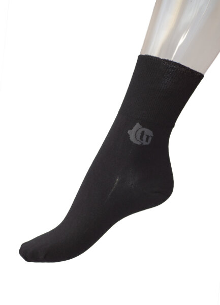 Ultraflex Cotton  extrem weite dünne Baumwollsocken 47-50 schwarz