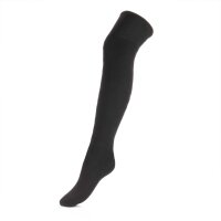 Ultraflex Frottee Long Kniestrümpfe Venensocken für geschwollene Beine 38-40 schwarz