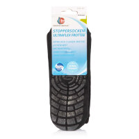 Ultraflex Frottee Antirutsch Venensocken 41-43 schwarz