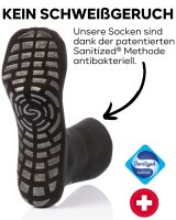 Ultraflex Frottee Antirutsch Venensocken 44-46 schwarz