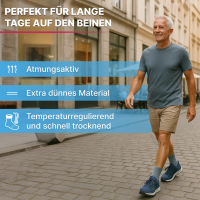 Merinowollsocken antibakteriell 39-41-aschgrau