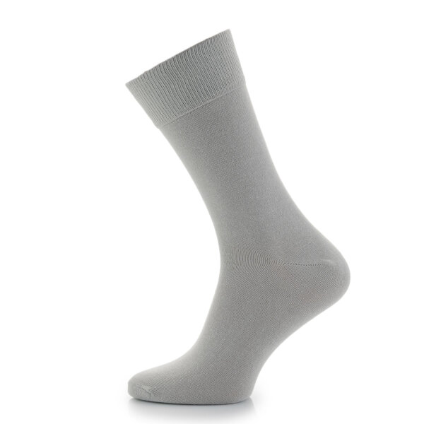 Basic Man Baumwollsocken 43-46-hellgrau