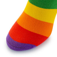 Basic Man Baumwollsocke 43-46-regenbogen