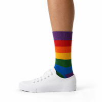 Basic Man Baumwollsocken 39-42-regenbogen