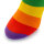 Basic Man Baumwollsocken 39-42-regenbogen