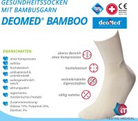 DEOMED Bamboo d&uuml;nner Businesssocken aus Bambusgarn antibakteriell ohne Gummi Antischweiss