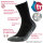 Motorrad Kurzsocken antibakteriell und geruchshemmend mit PROLEN® Silberanteil schwarz Größe 35-37