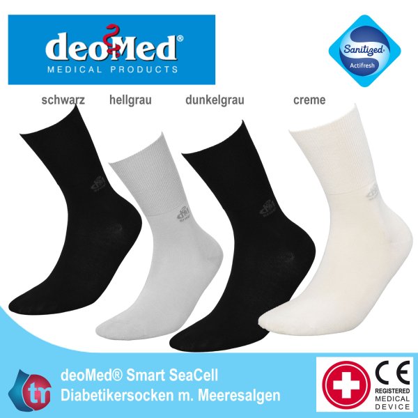 SMART SeaCell medizinische Diabetikersocken mit Zink und Meeresalgen - Gewinner Diabetica Expo 2015